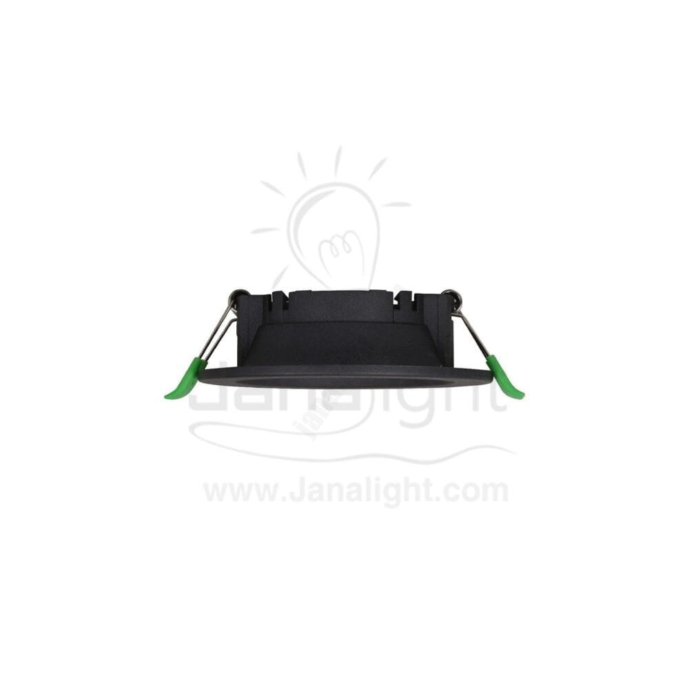 سبوت لايت فارغ ثابت غويط مدور بلاستك رمادي جنى لايت JN401 single round grey Spotlight frame